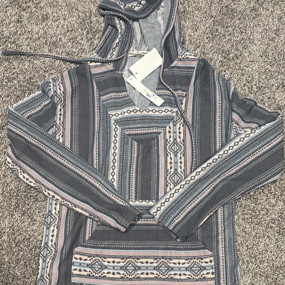 Wallflower Patterned Hoodie